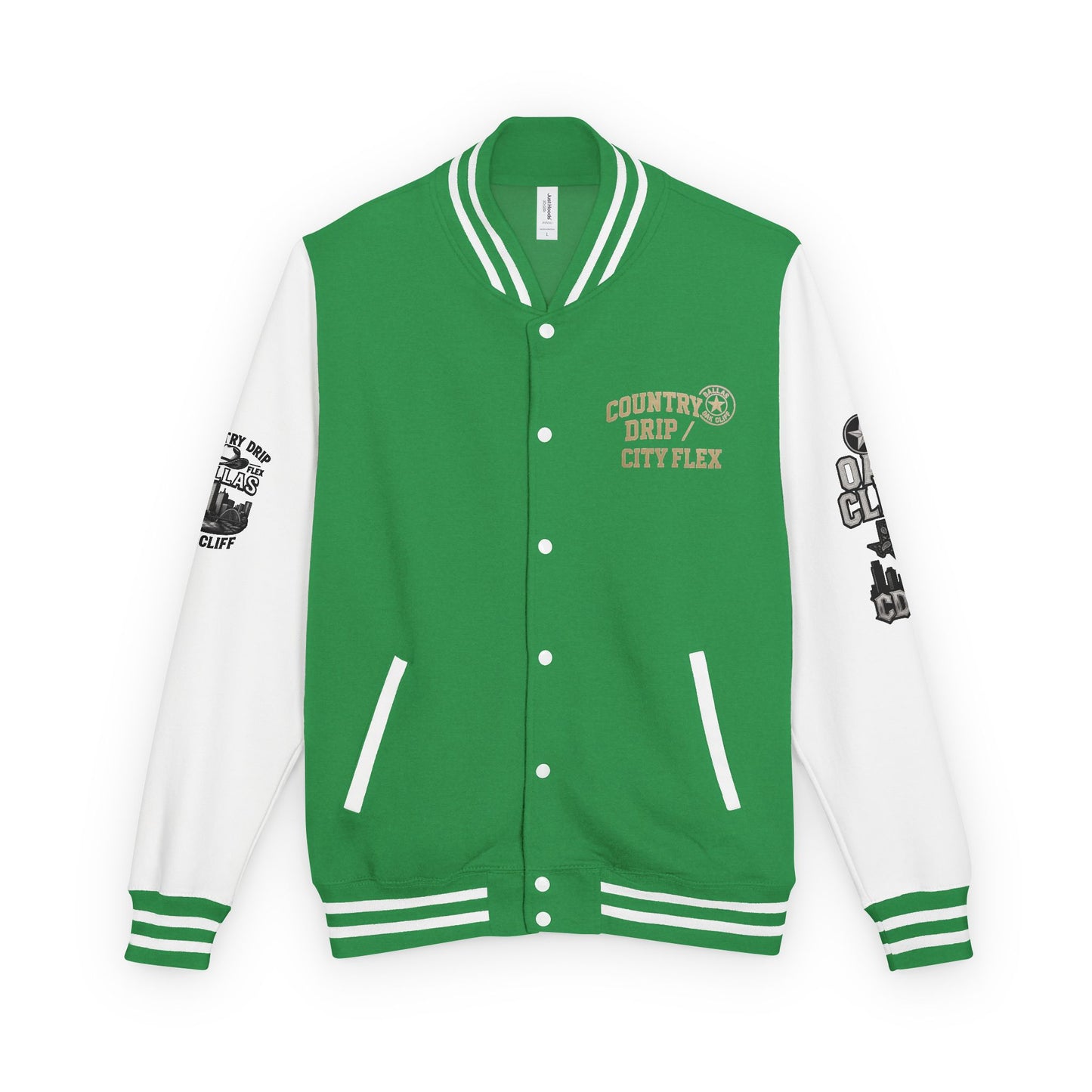 Stylish Country Drip City Flex Heavyweight Letterman Jacket