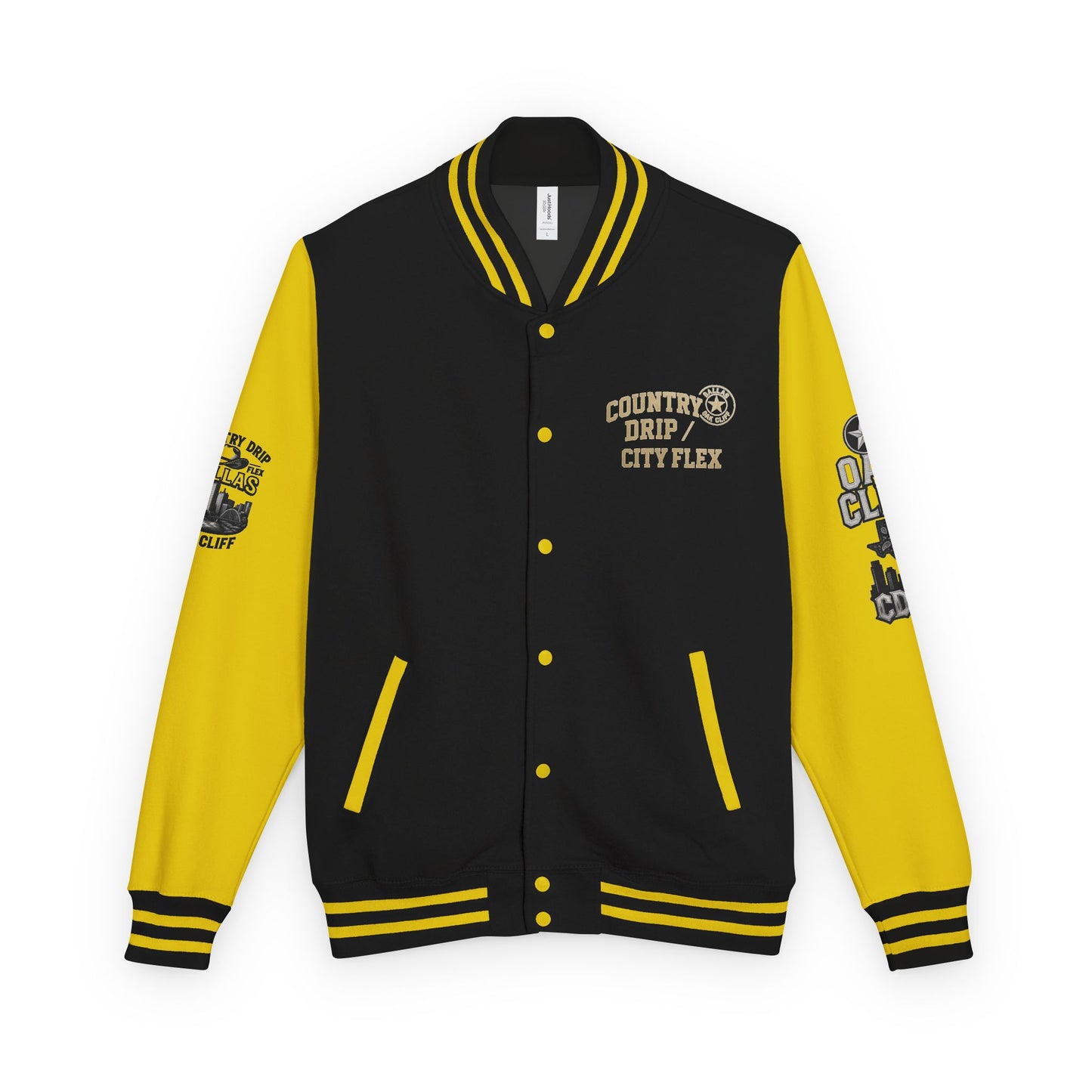 Stylish Country Drip City Flex Heavyweight Letterman Jacket