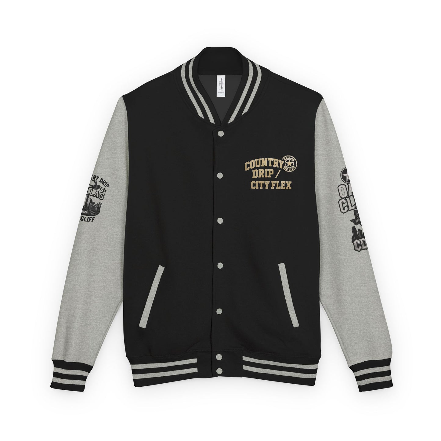 Stylish Country Drip City Flex Heavyweight Letterman Jacket
