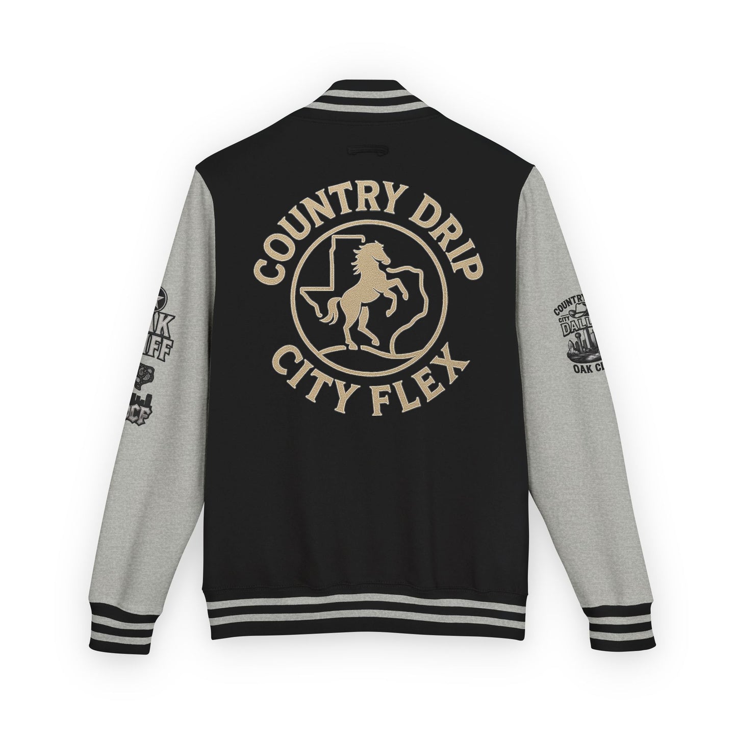 Stylish Country Drip City Flex Heavyweight Letterman Jacket