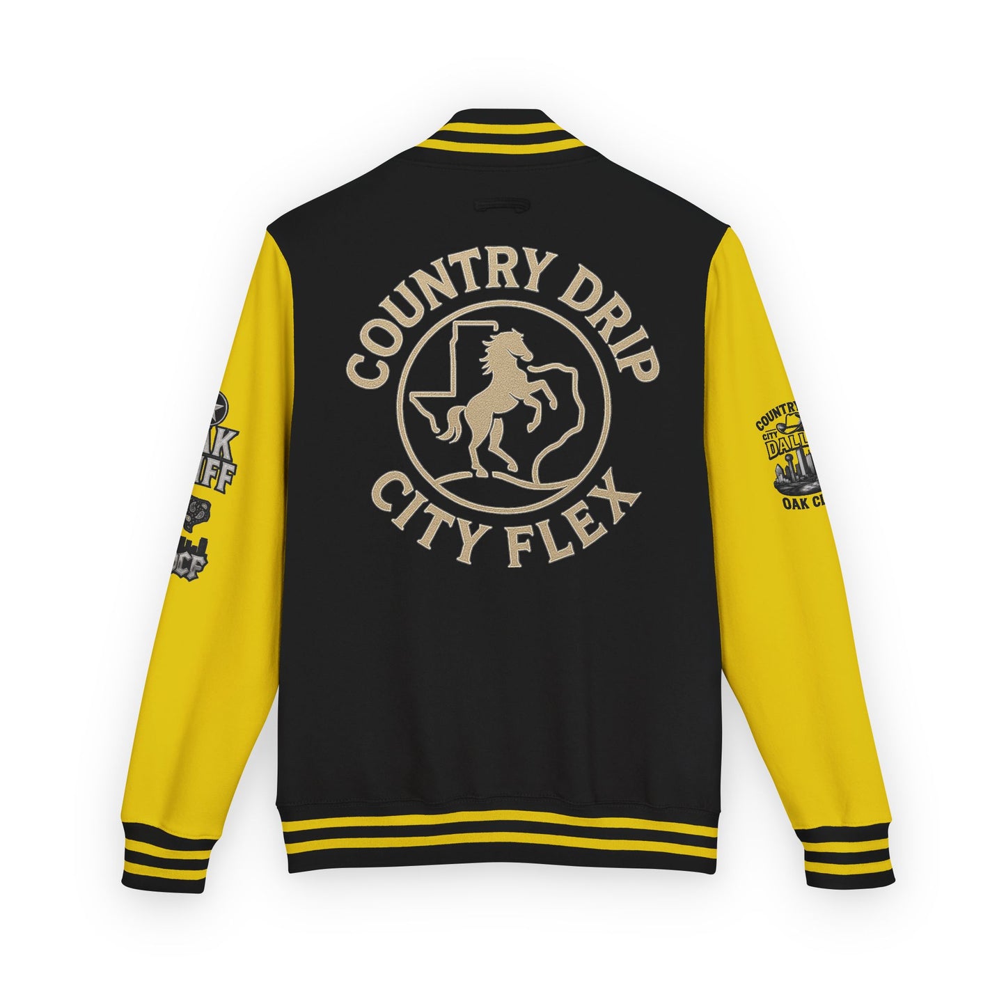 Stylish Country Drip City Flex Heavyweight Letterman Jacket