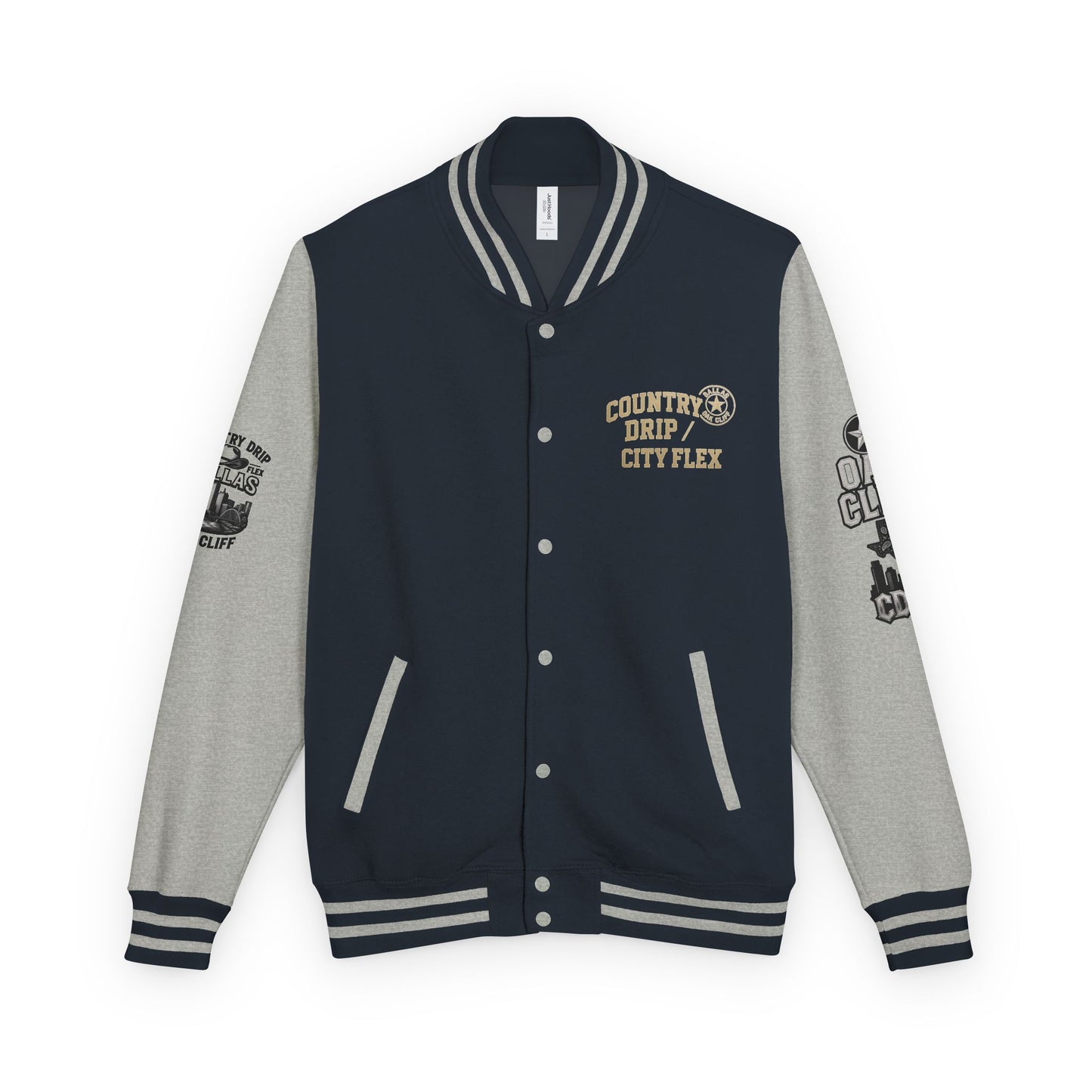 Stylish Country Drip City Flex Heavyweight Letterman Jacket