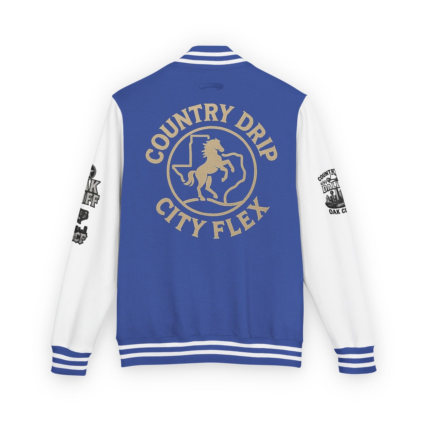 Stylish Country Drip City Flex Heavyweight Letterman Jacket