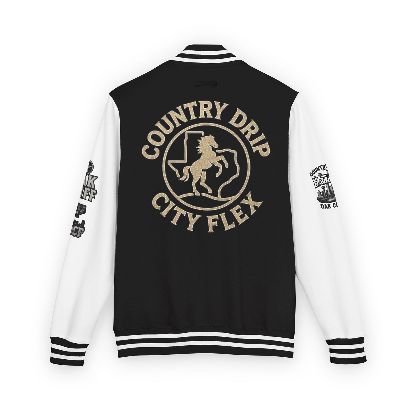 Stylish Country Drip City Flex Heavyweight Letterman Jacket