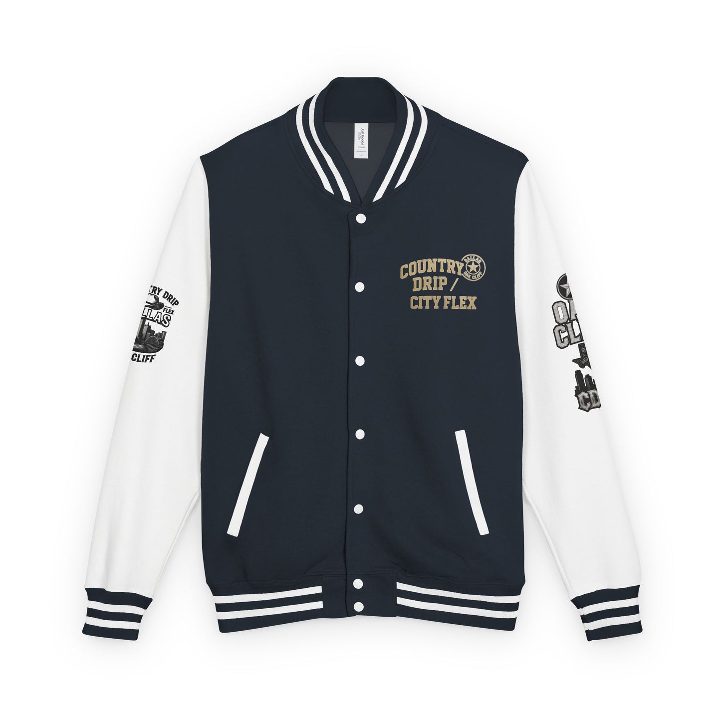 Stylish Country Drip City Flex Heavyweight Letterman Jacket