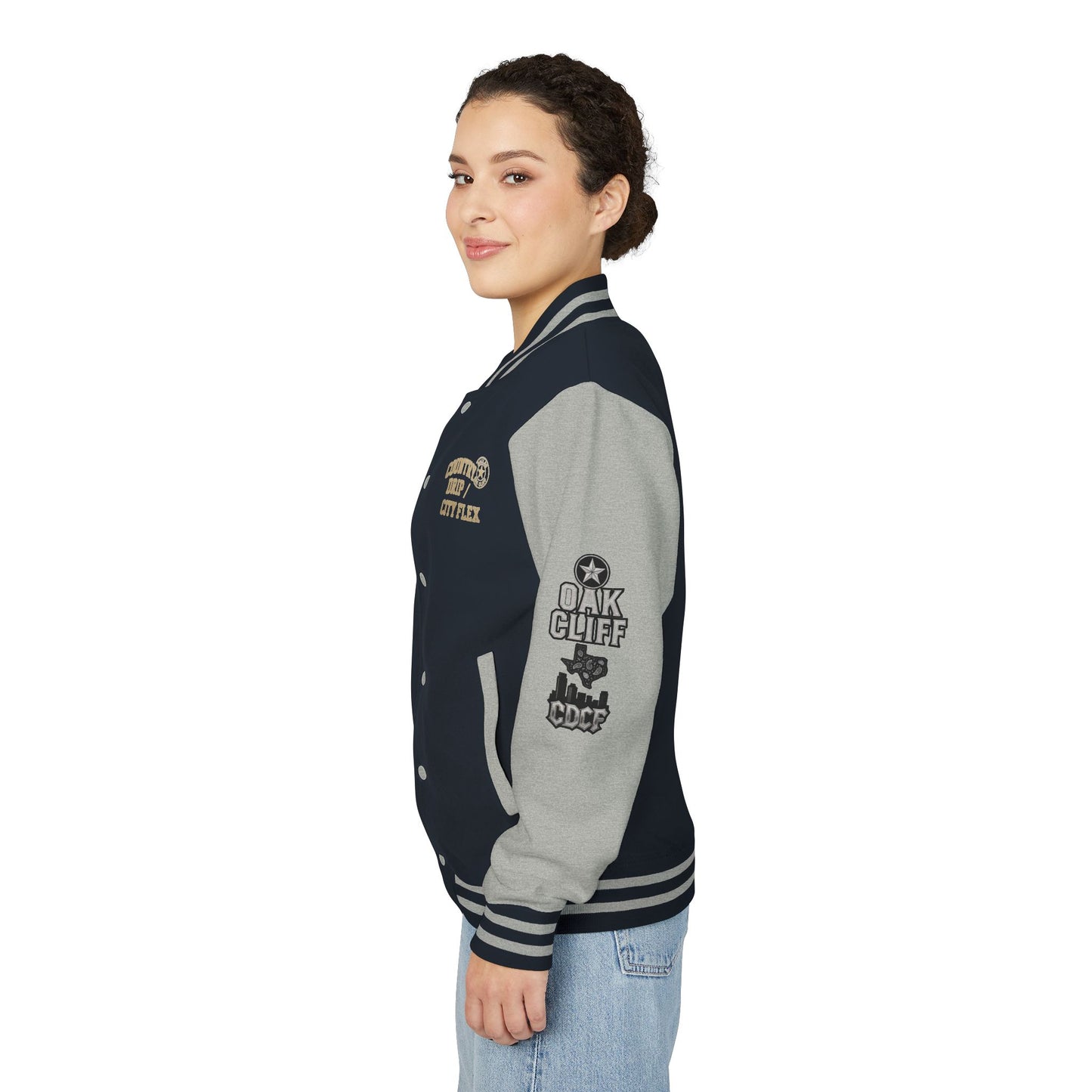 Stylish Country Drip City Flex Heavyweight Letterman Jacket