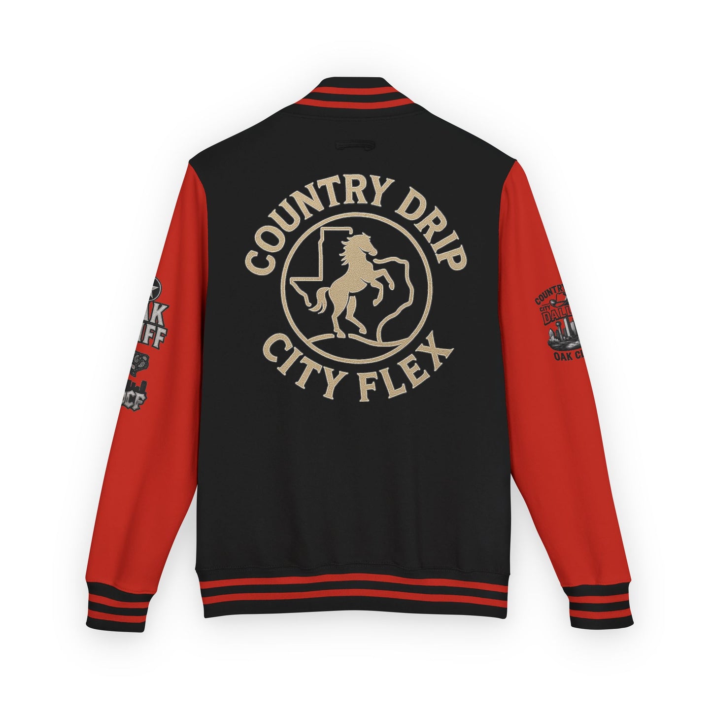 Stylish Country Drip City Flex Heavyweight Letterman Jacket