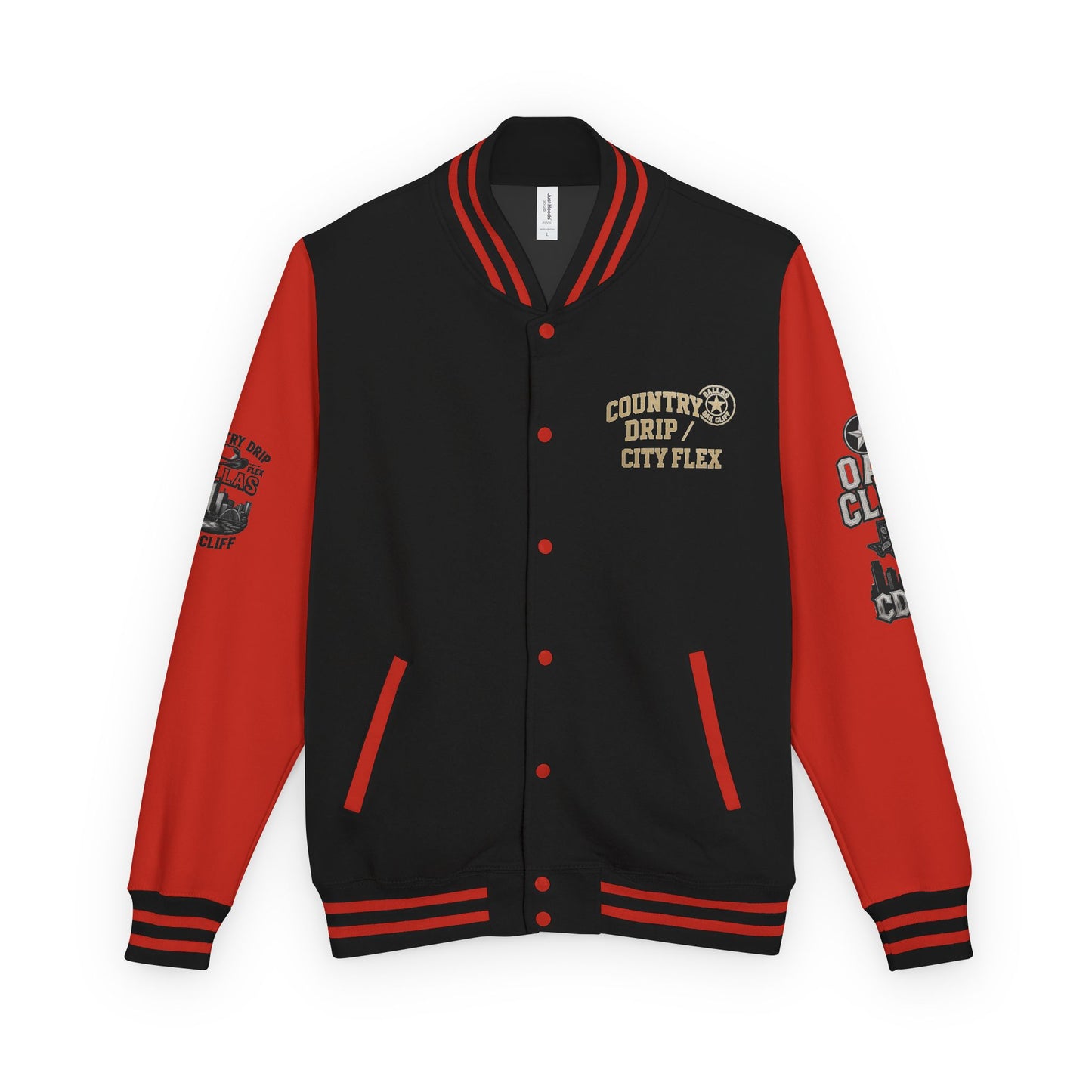 Stylish Country Drip City Flex Heavyweight Letterman Jacket