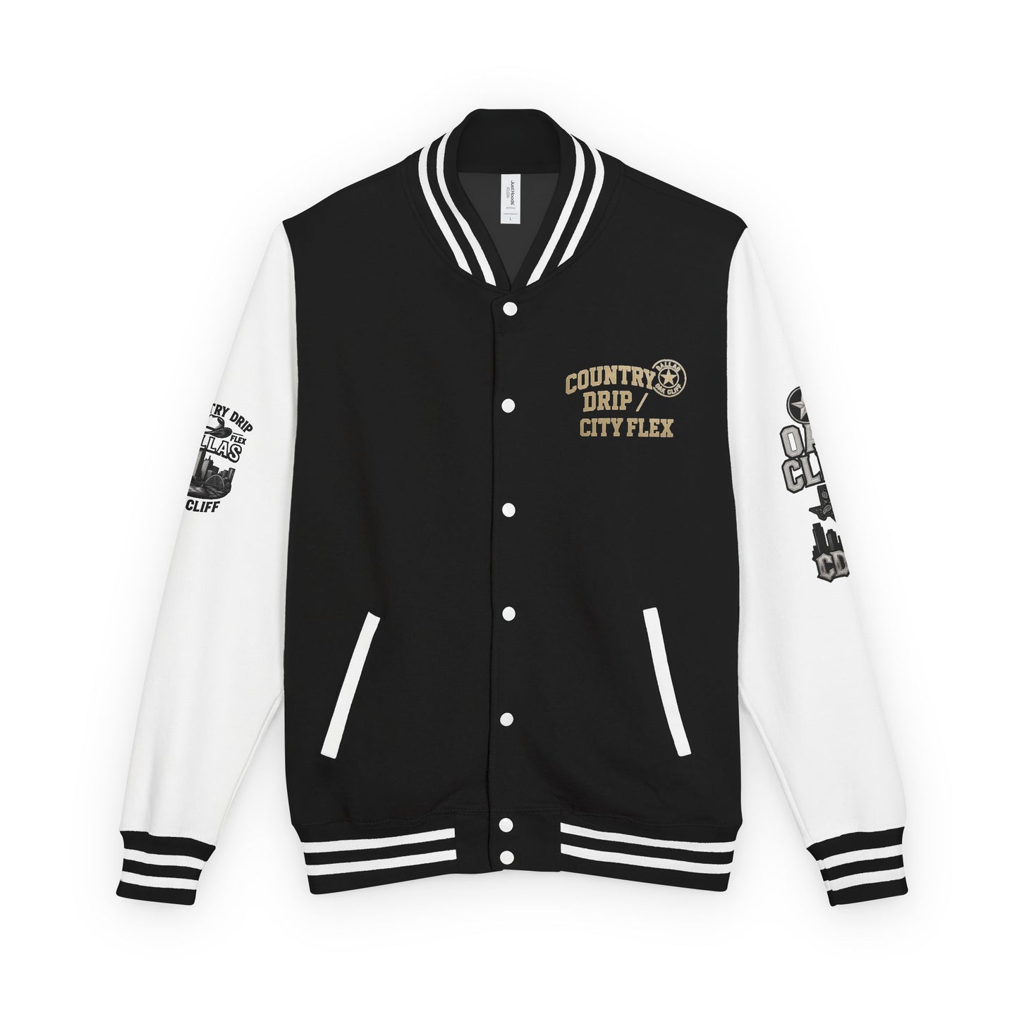 Stylish Country Drip City Flex Heavyweight Letterman Jacket