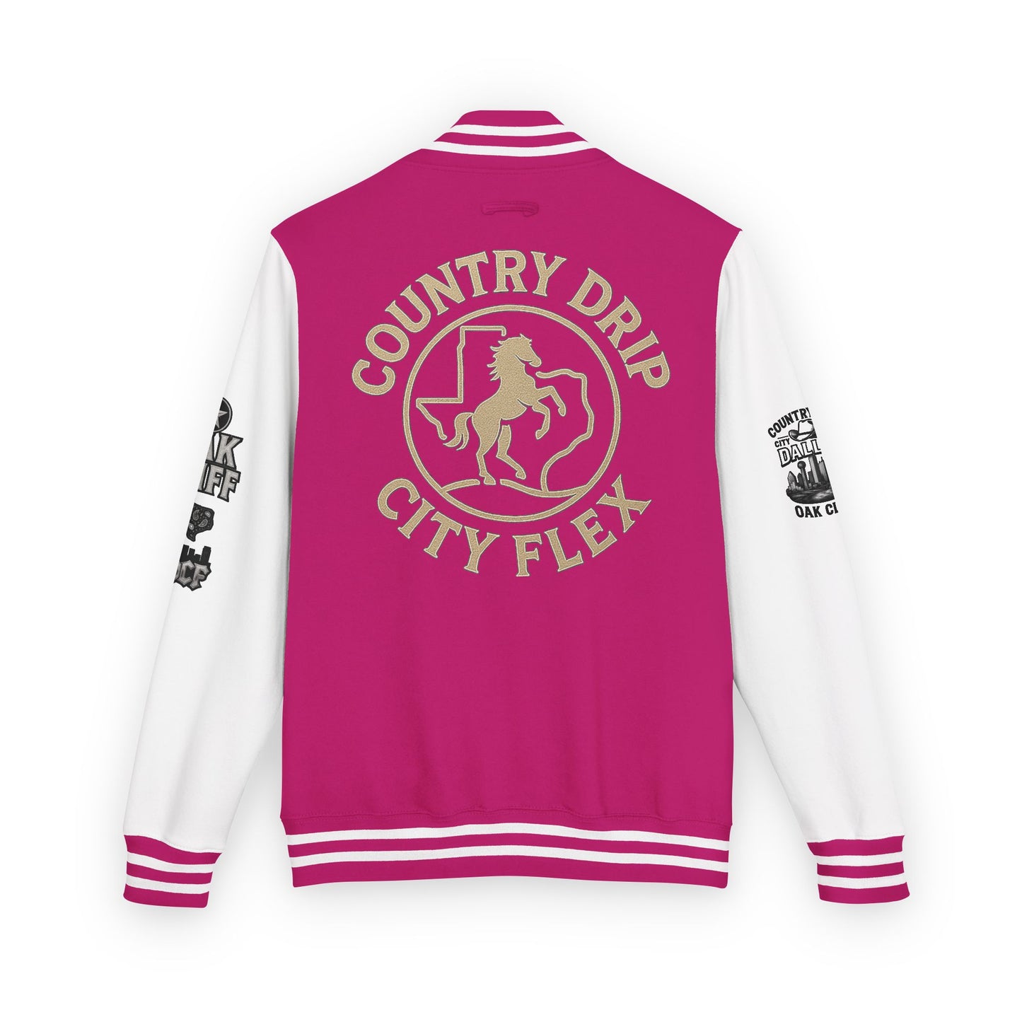 Stylish Country Drip City Flex Heavyweight Letterman Jacket