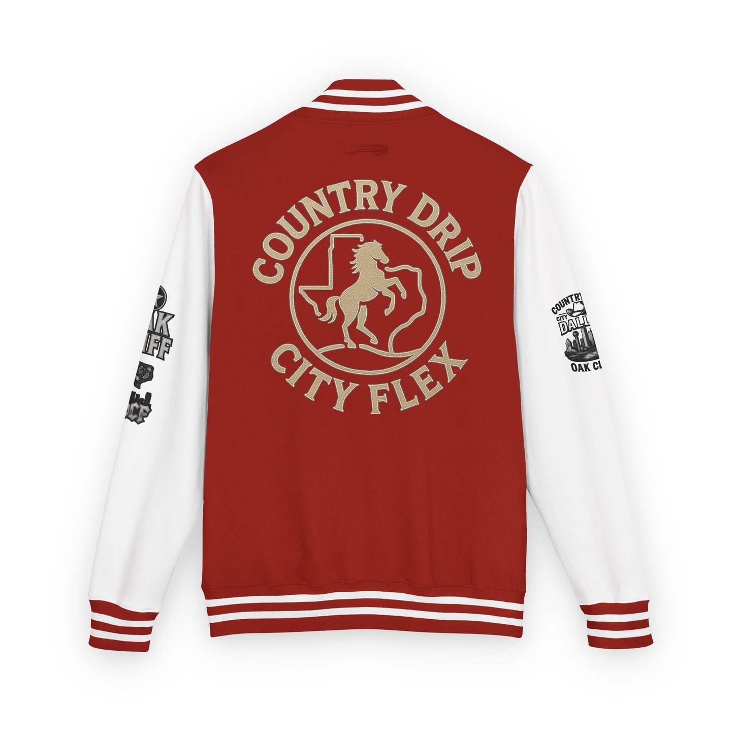 Stylish Country Drip City Flex Heavyweight Letterman Jacket