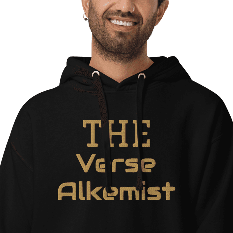 Staple hoodie with large embroidery