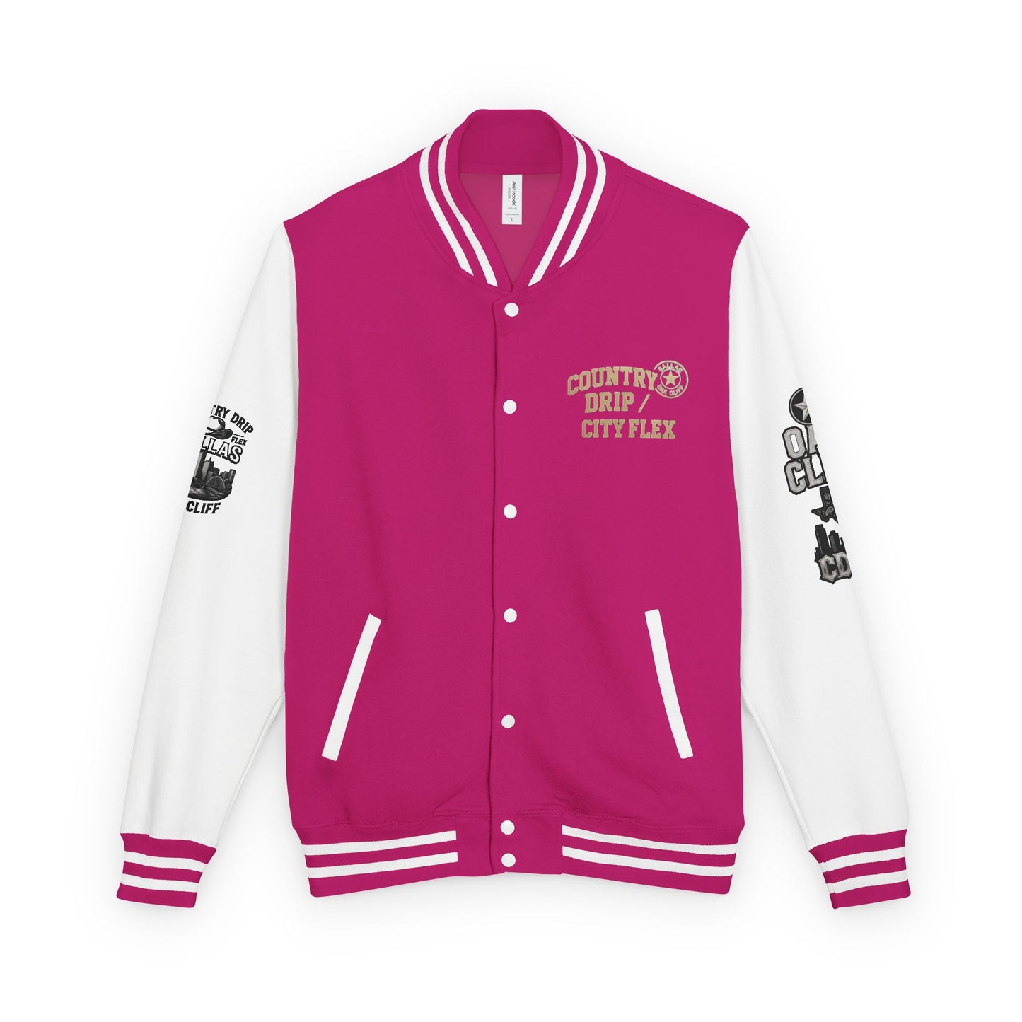 Stylish Country Drip City Flex Heavyweight Letterman Jacket