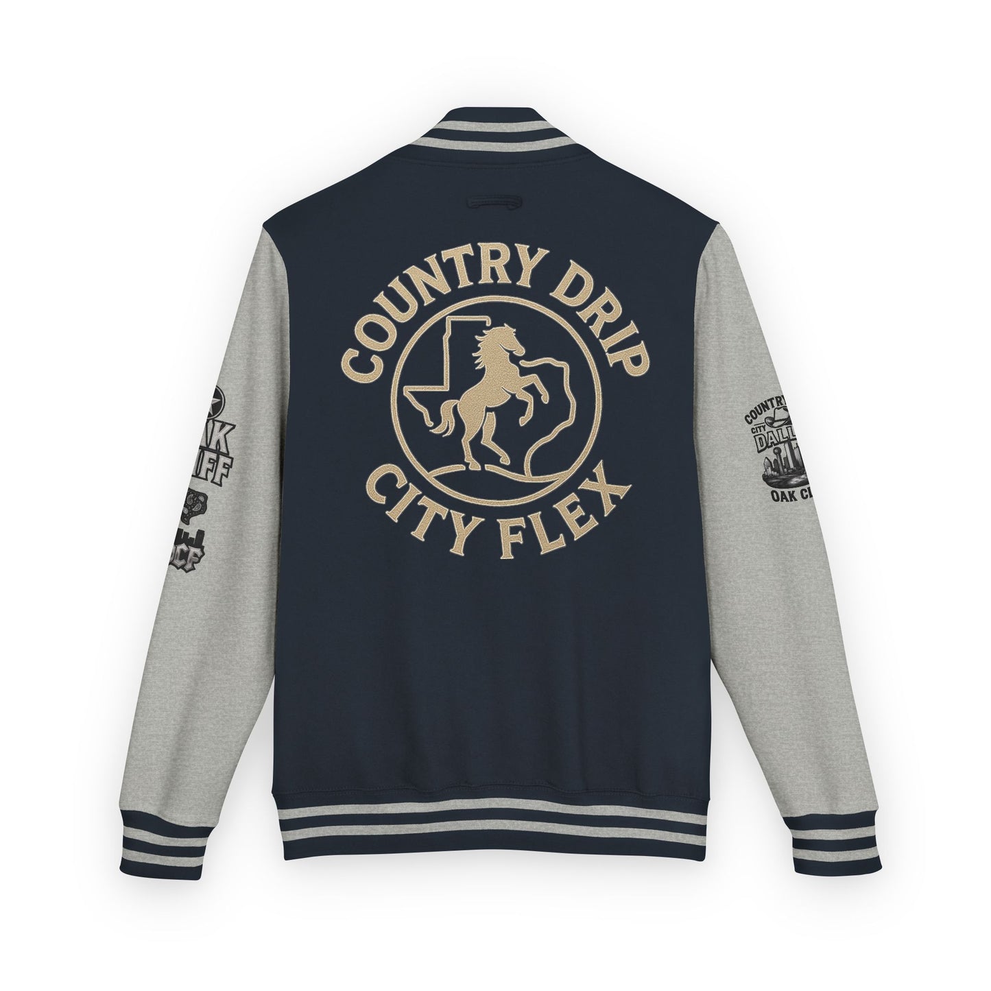 Stylish Country Drip City Flex Heavyweight Letterman Jacket