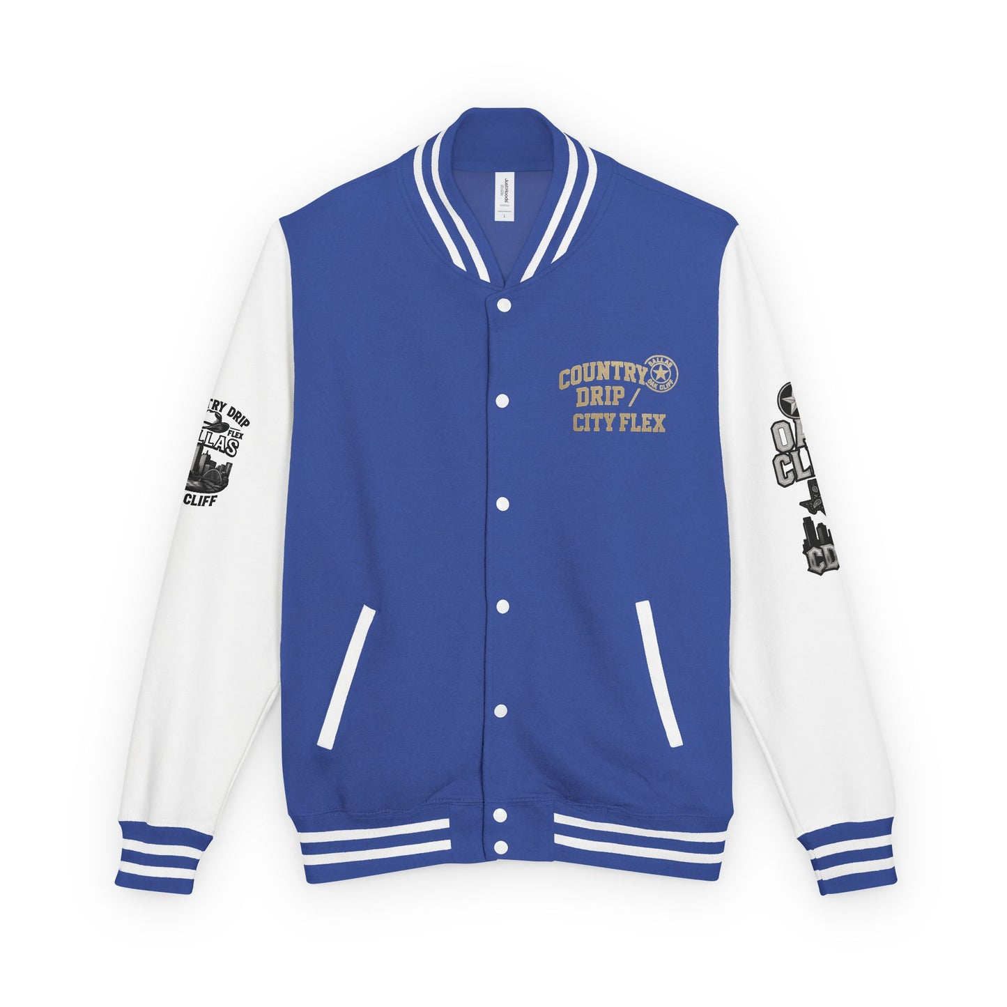 Stylish Country Drip City Flex Heavyweight Letterman Jacket