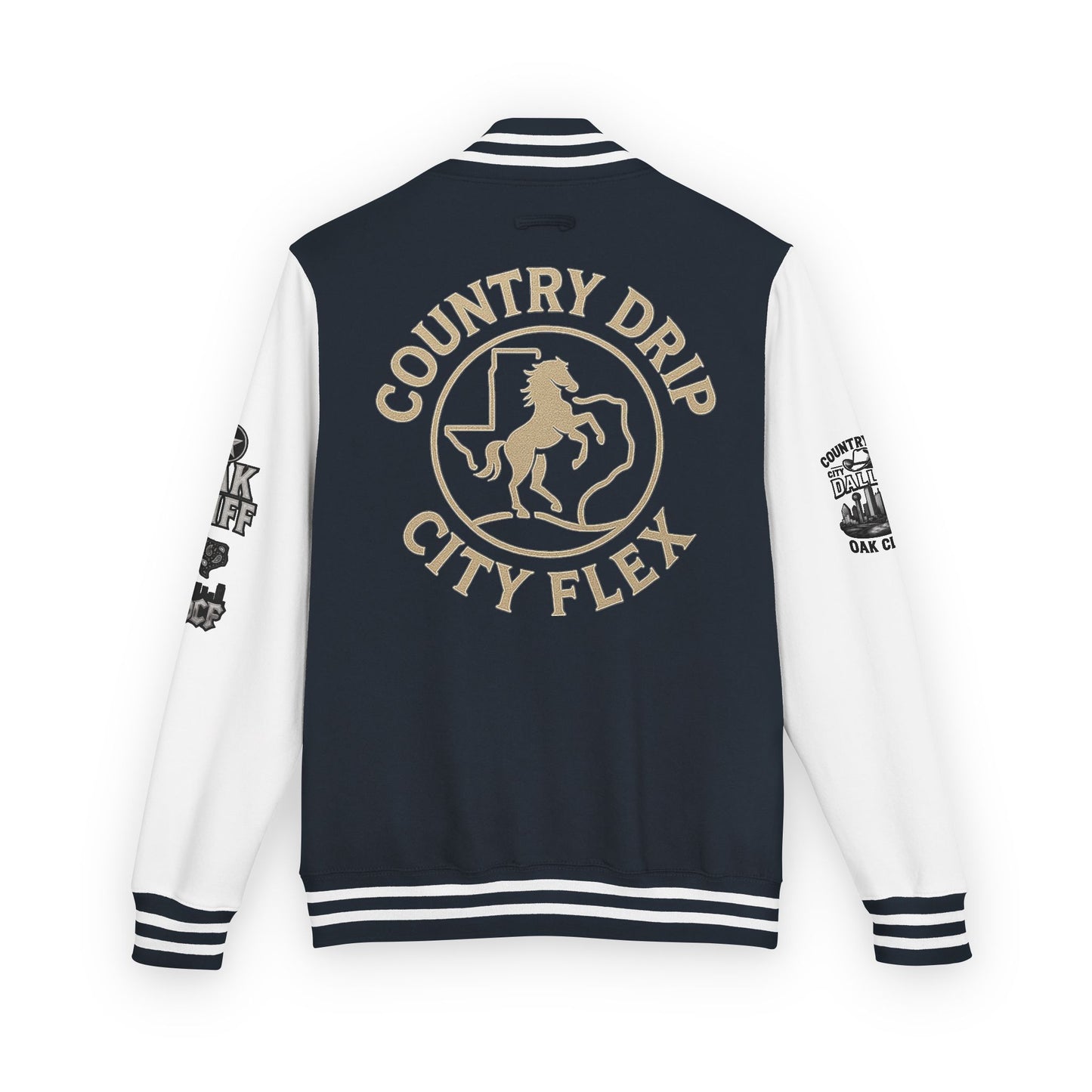 Stylish Country Drip City Flex Heavyweight Letterman Jacket